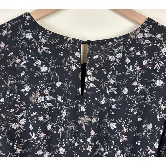 Baltic Born Belfast Pleated Midi Dress Size XL in Black Floral - Picture 14 of 15